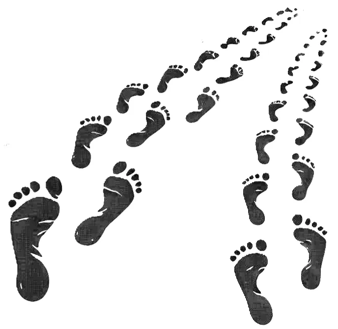 Fußabdrücke